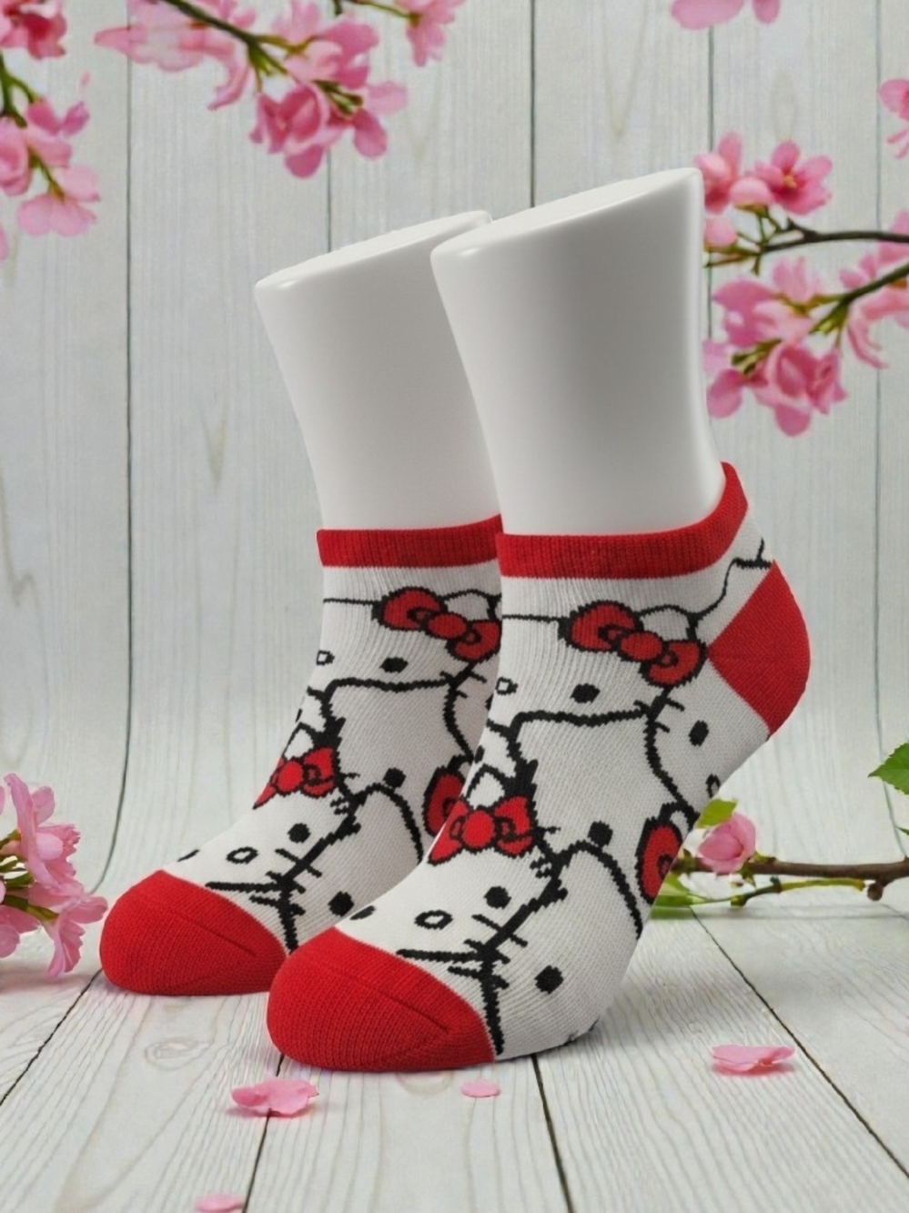 Hello Kitty By Sanrio Ankle Socks - NWOT